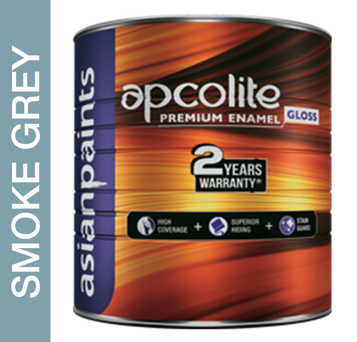 Asian Paints Apcolite Premium Gloss Enamel - Smoke Grey