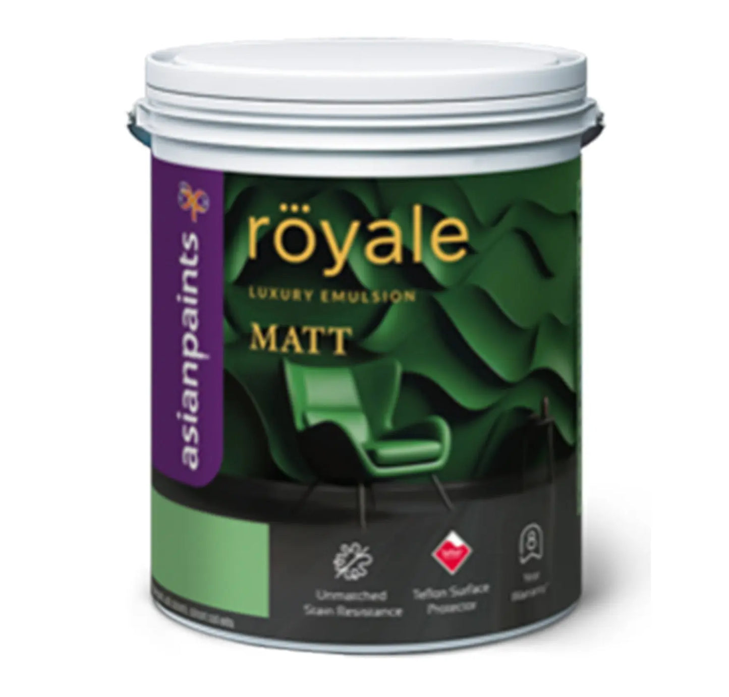 Asian Paints Royale Luxury Emulsion Matt Interior Wall Paint - BR White