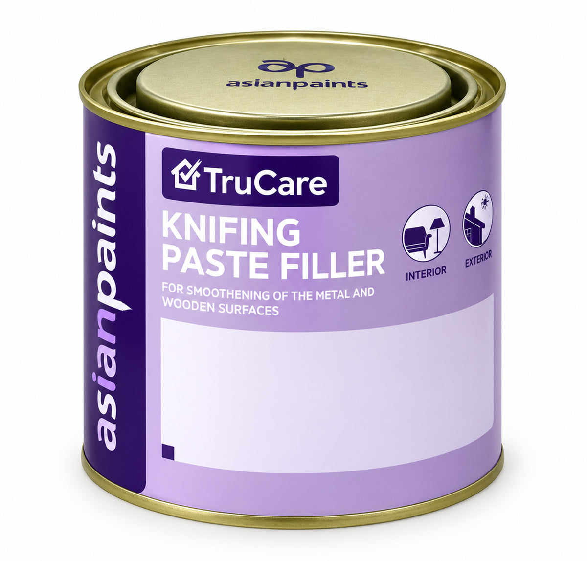 Asian Paints TruCare Kniking Paste Filler (KPF) For Metal And Wooden Surfaces - Grey Asian Paints