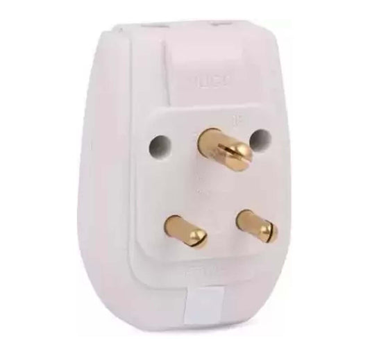 Cona Hugo International 3 Pin Multi Plug Adapter 6A-10A