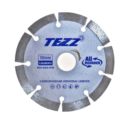 Cumi Tezz All Rounder Cutting Blade For Granite, Marble, Wall 110mm - 9 Segments