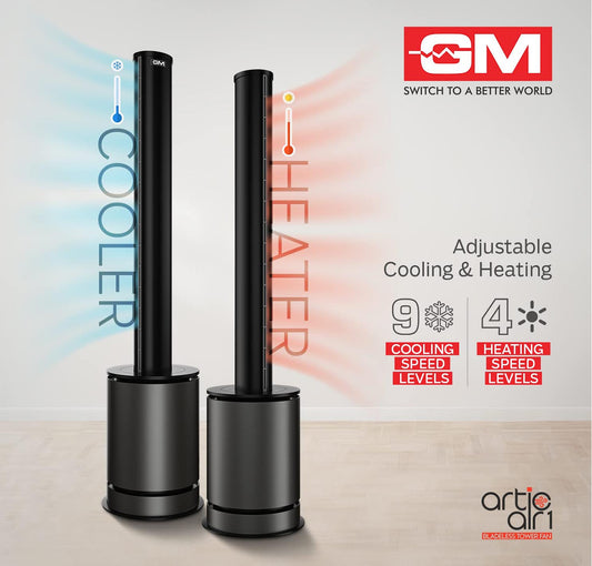 GM Artic Air 1 Signature Series 3 In 1 Bladeless Tower Fan With BLDC Motor