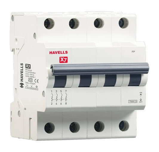 Havells X7 Precise Performer 4 Pole MCB
