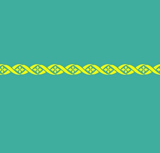 Asian Paints Wall Fashion Stencil Design - Ribbon