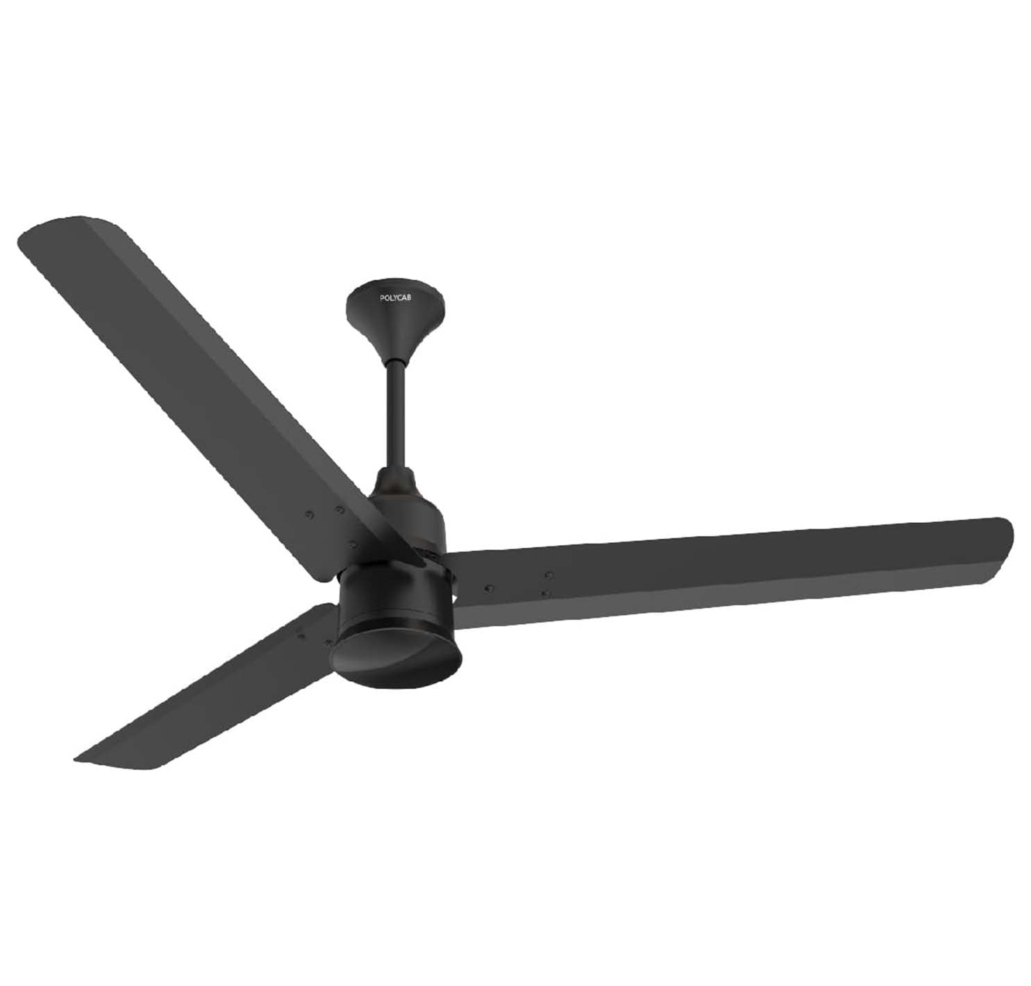 Polycab Silenco Advance BLDC Mini Ceiling Fan With 5 Star Rated - 1200mm - Matt Black