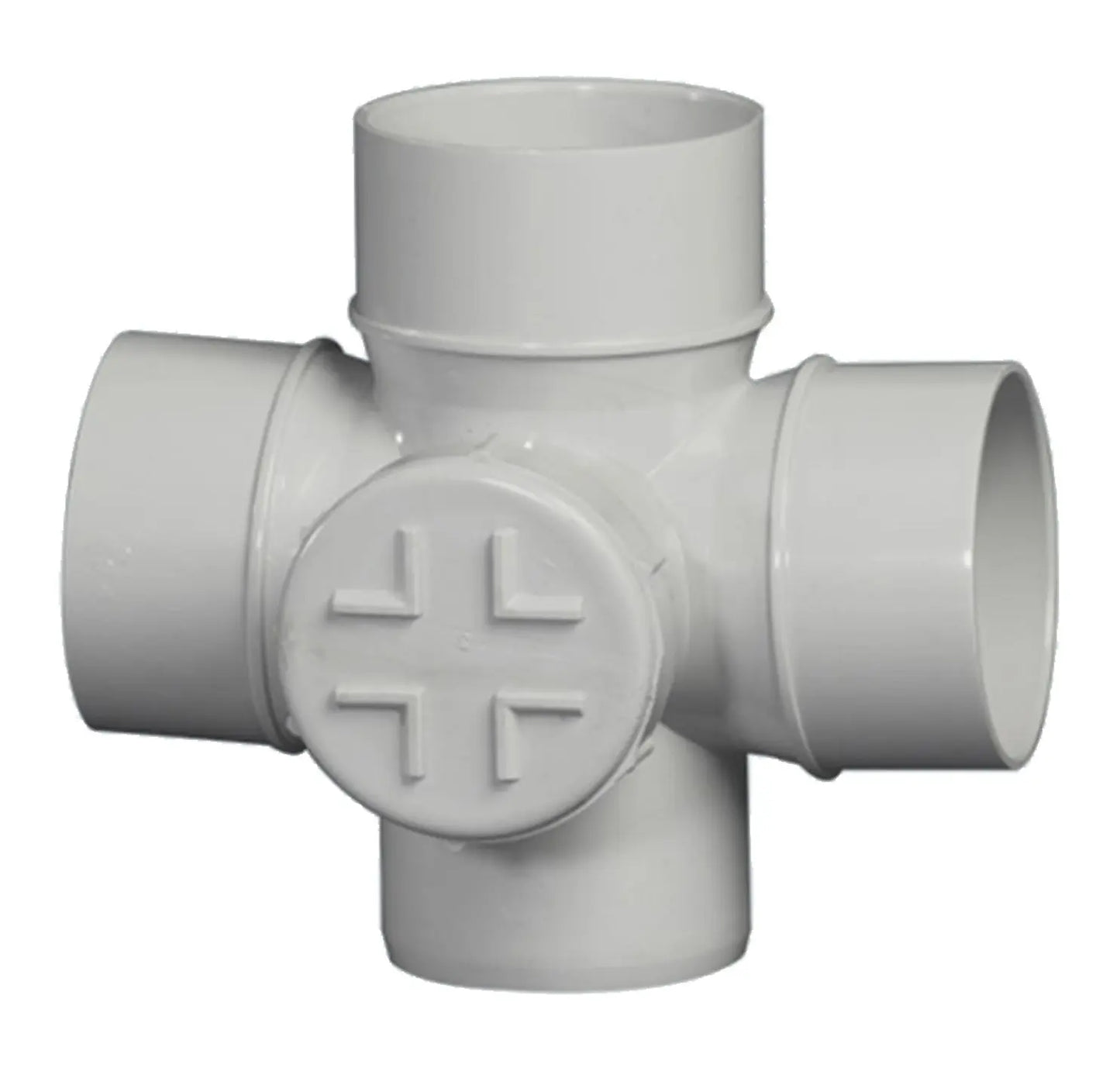 Supreme PVC SWR Double Door Cross Tee With Pasted Type