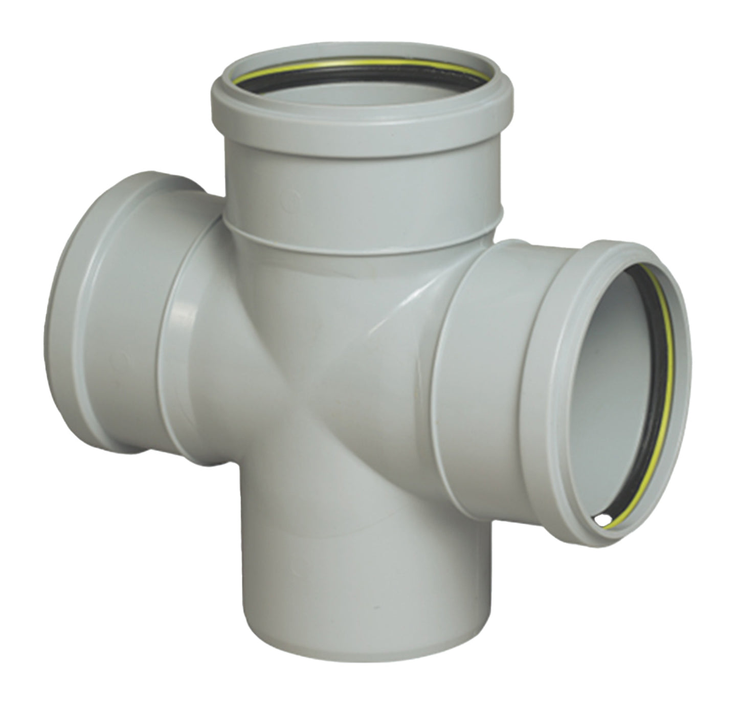 Supreme PVC SWR Double Tee With Washer Type Fitting