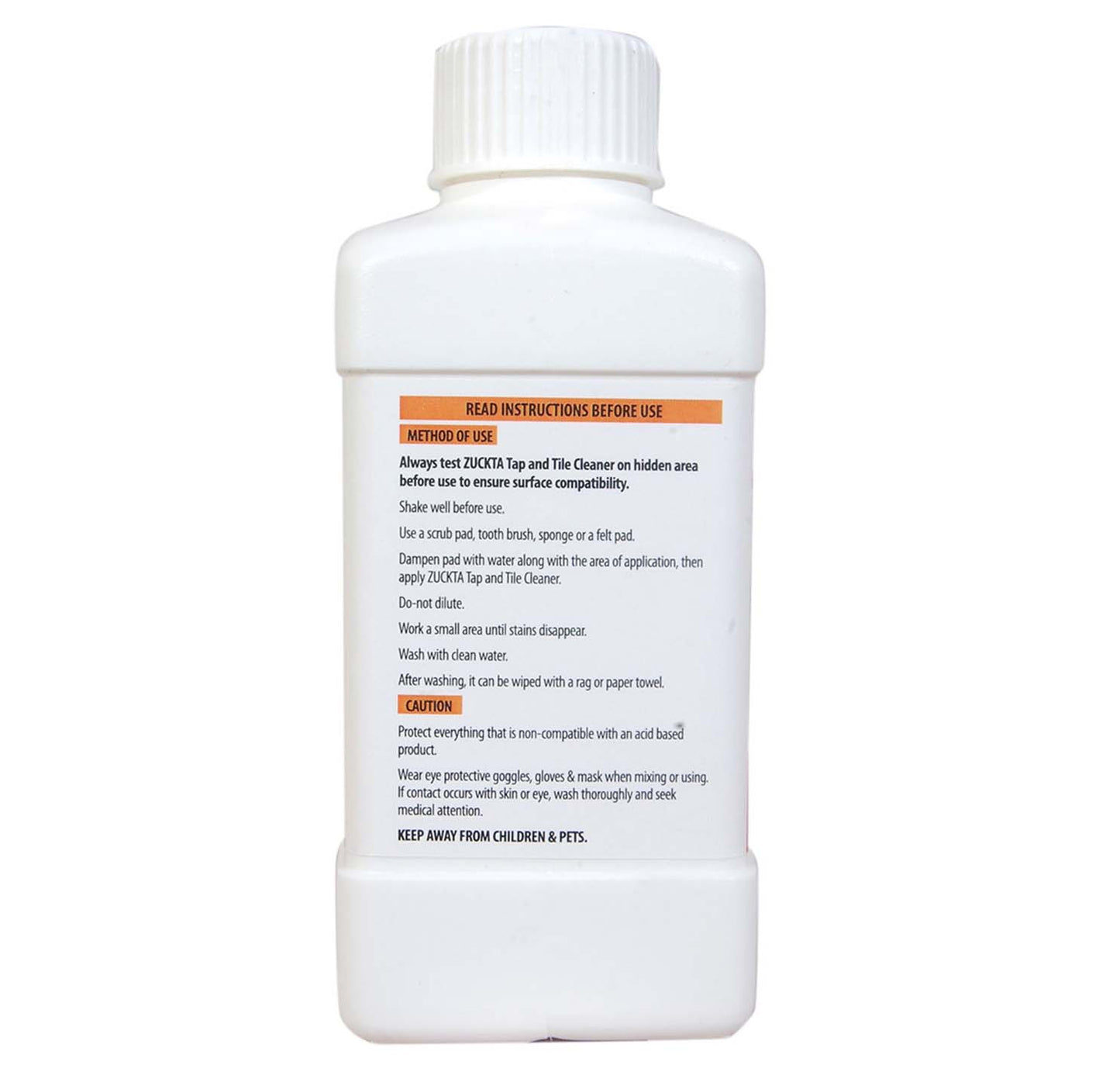 Zuckta Tap And Tile Cleaner with Ultra Powerful - 500ml