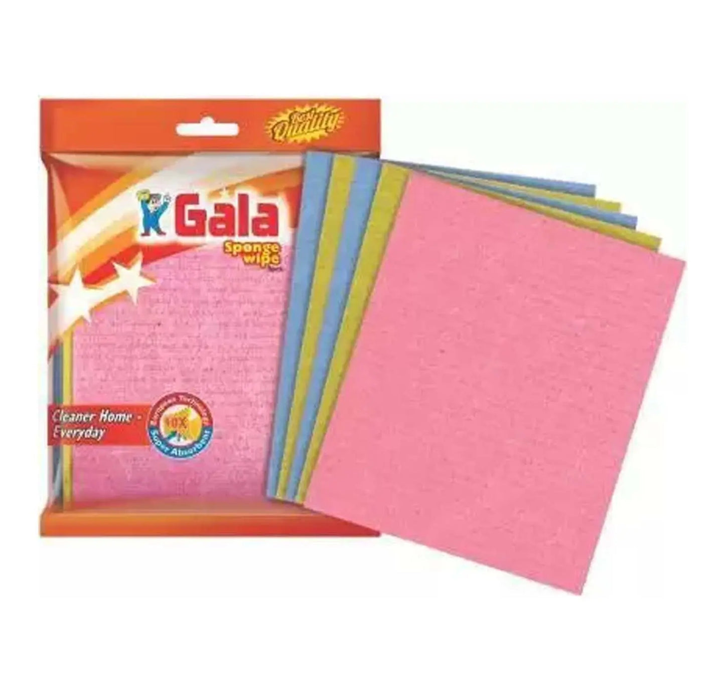 Gala Sponge Wipes Pack Of 5