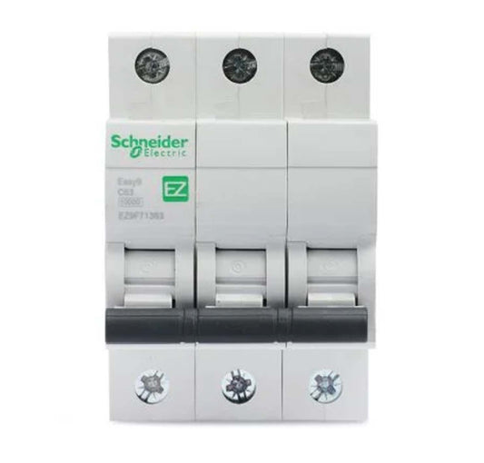 Schneider Electric Easy 9 3 Pole MCB - 6kA