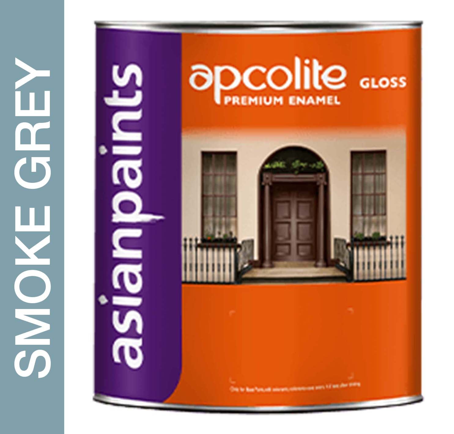 Asian Paints Apcolite Premium Gloss Enamel Smoke Grey Badari Hardware