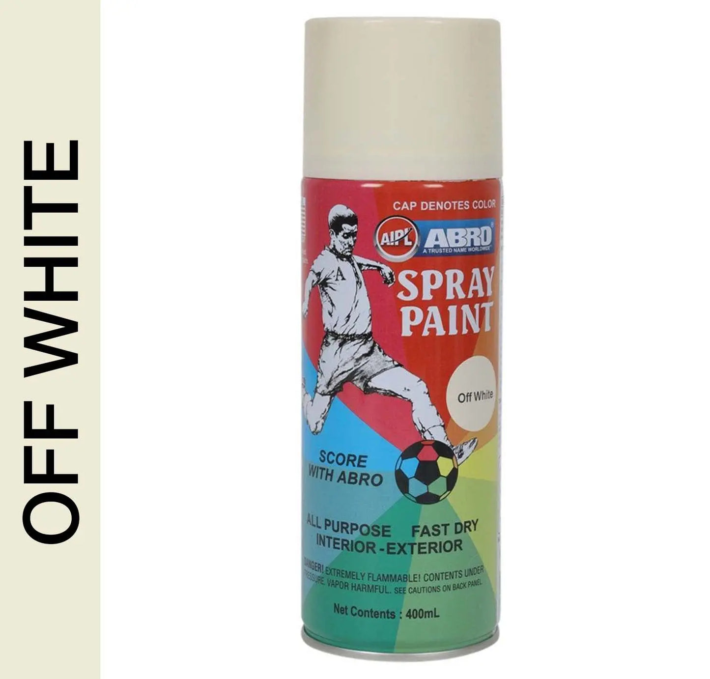 Abro Spray Paint Off White - 400ml