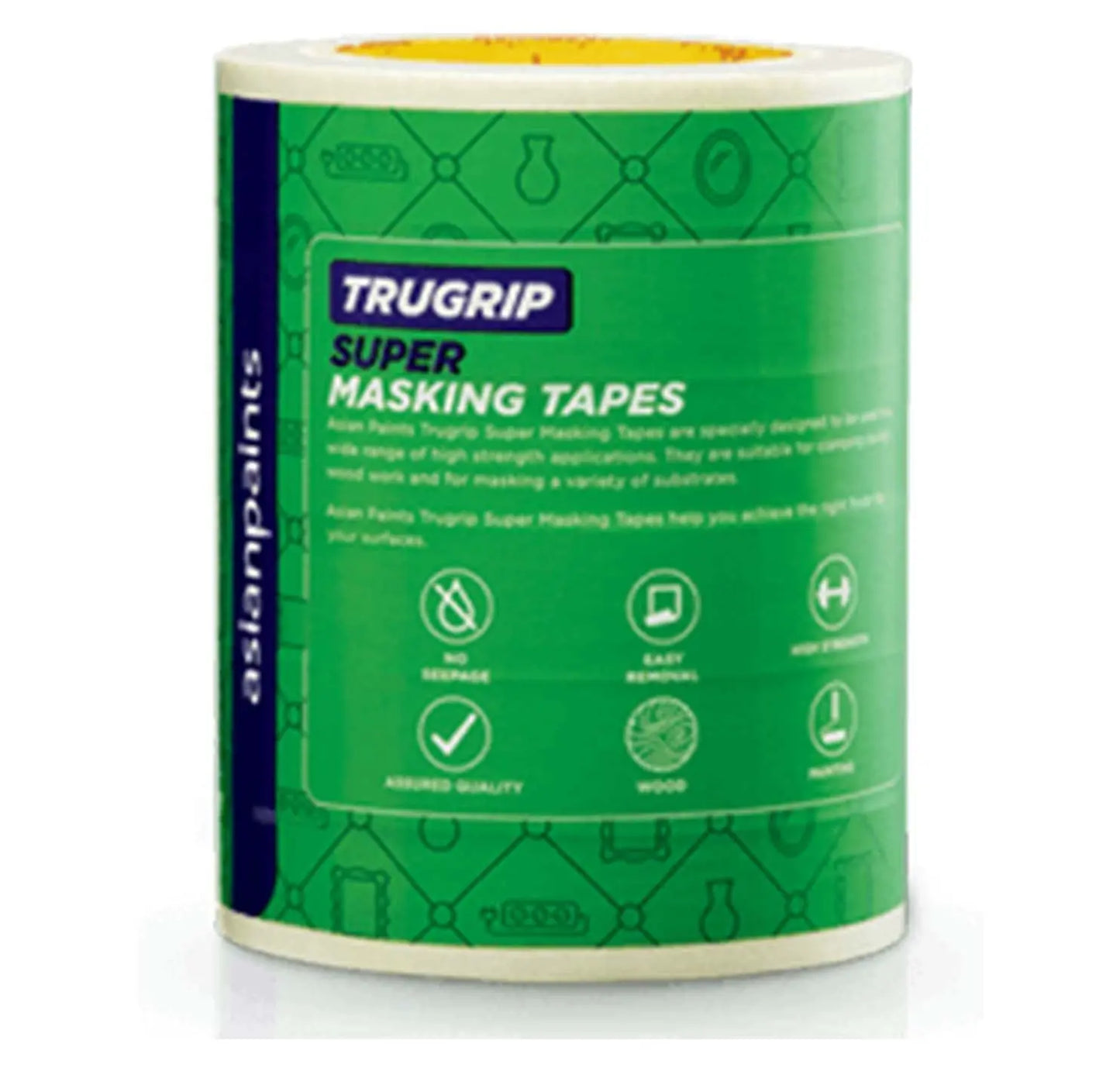 Asian Paints Trugrip Super Masking Tape 1" - Pack Of 6
