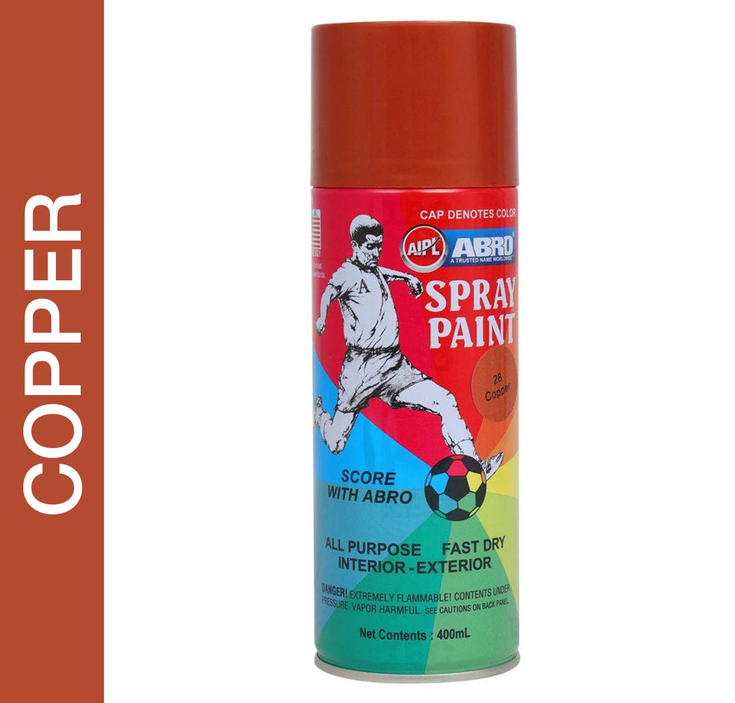Abro Spray Paint Copper - 400ml