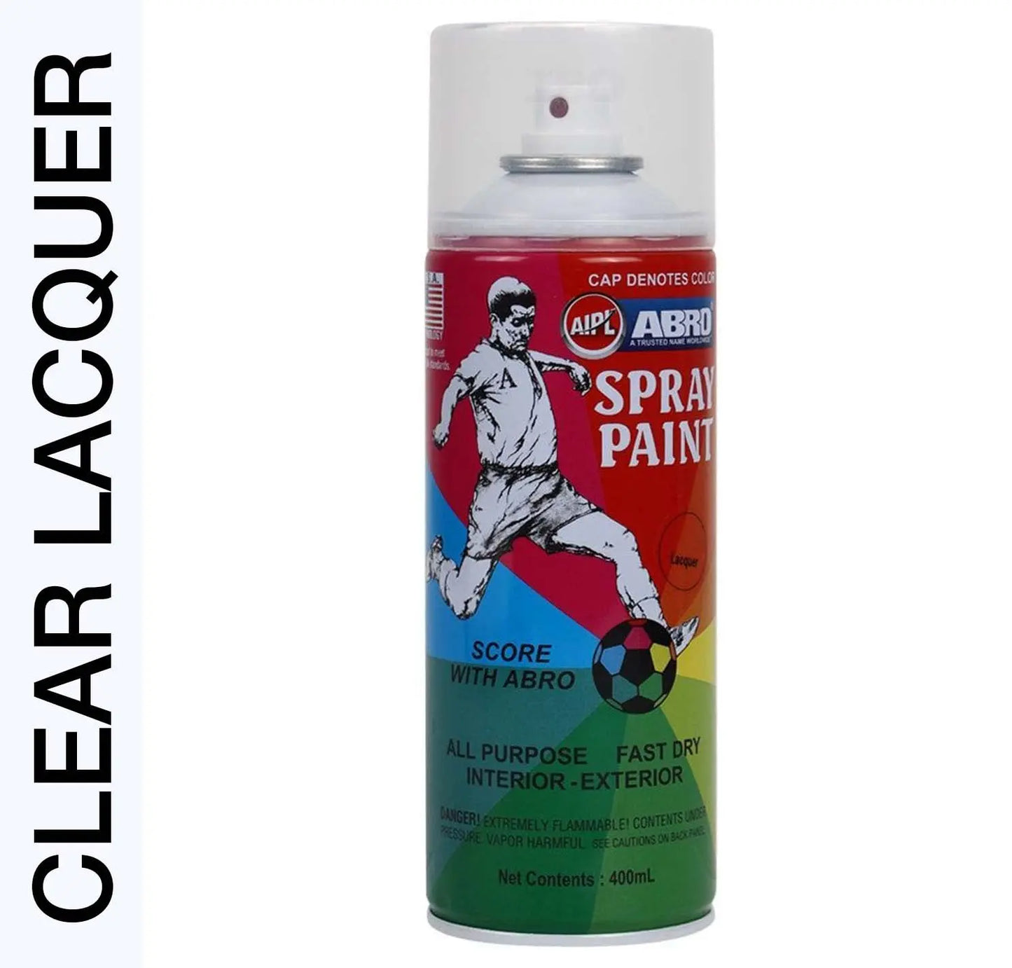 Abro Spray Paint Clear Lacquer - 400ml