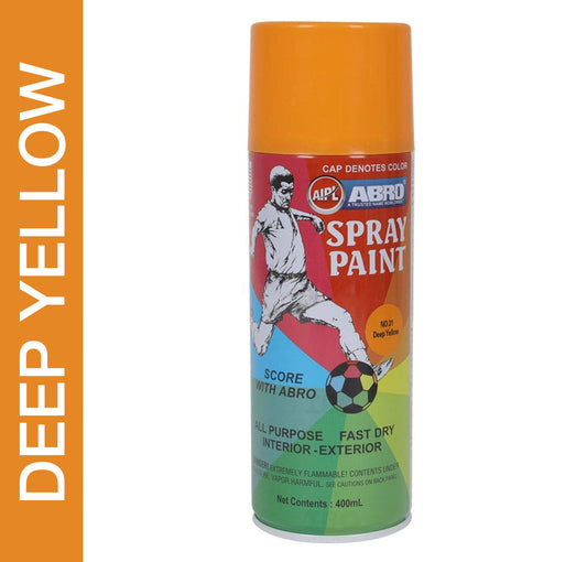 Abro Spray Paint Deep Yellow - 400ml