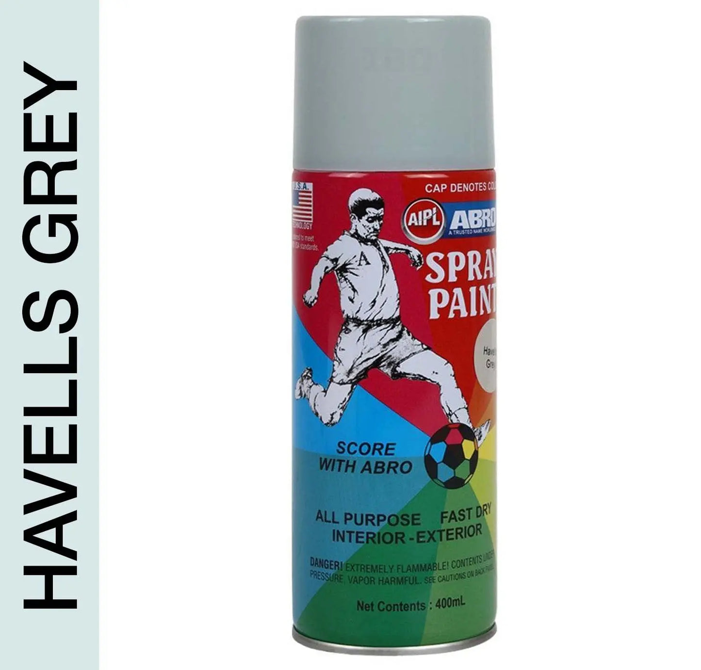 Abro Spray Paint Havells Grey - 400ml