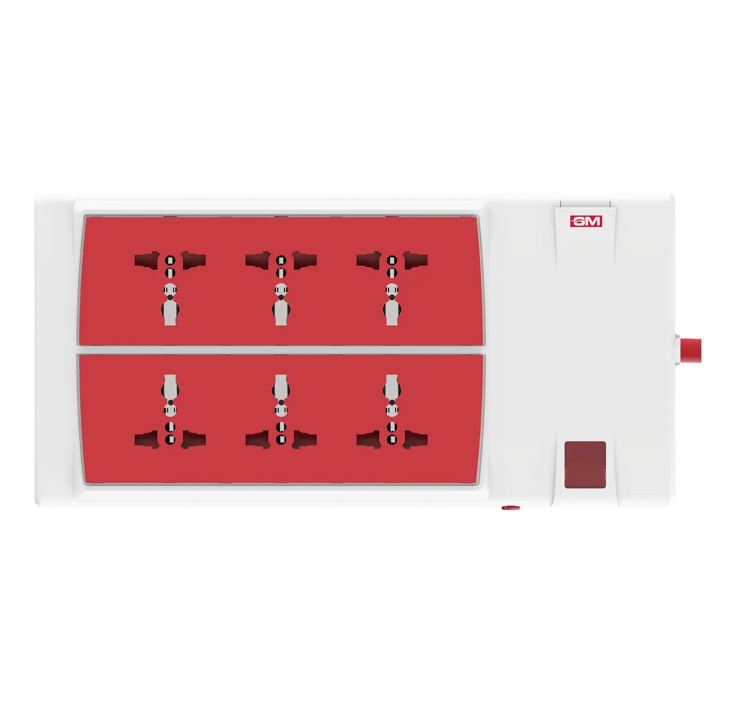 GM G-Power 6+1 Spike Guard With 6 International Sockets & 1 Master Switch