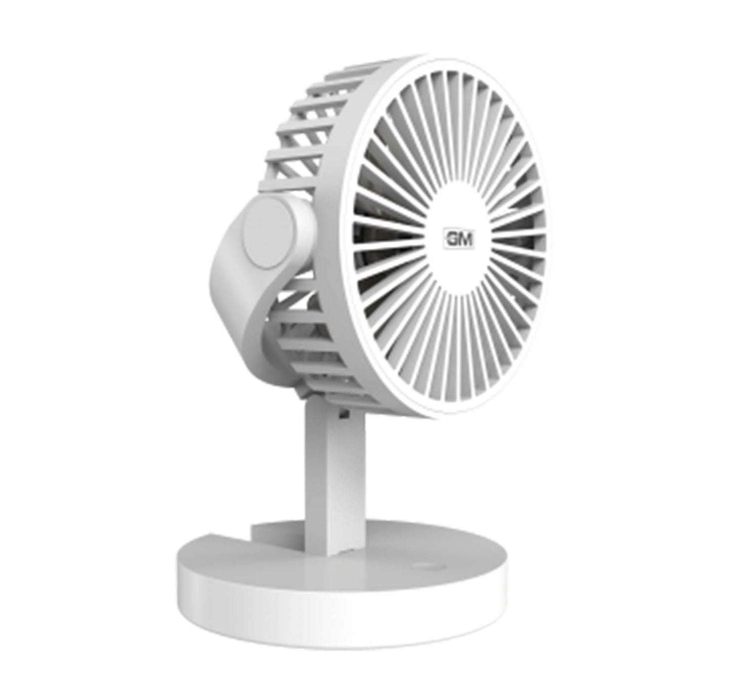GM Air Foldable Battery Operated Personal Table Fan 150mm - White