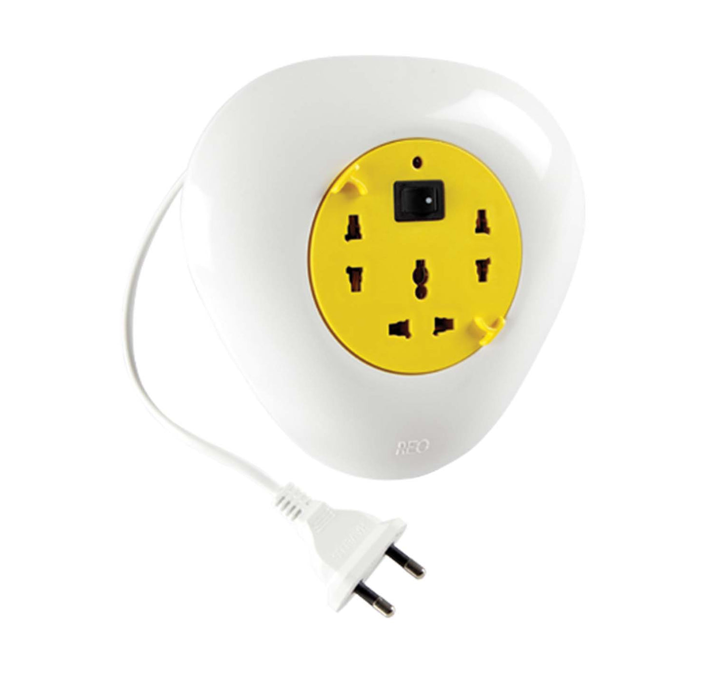 Havells Reo Yellow Moon 2 Pin Plug / 4 Meter Wire Universal Reel
