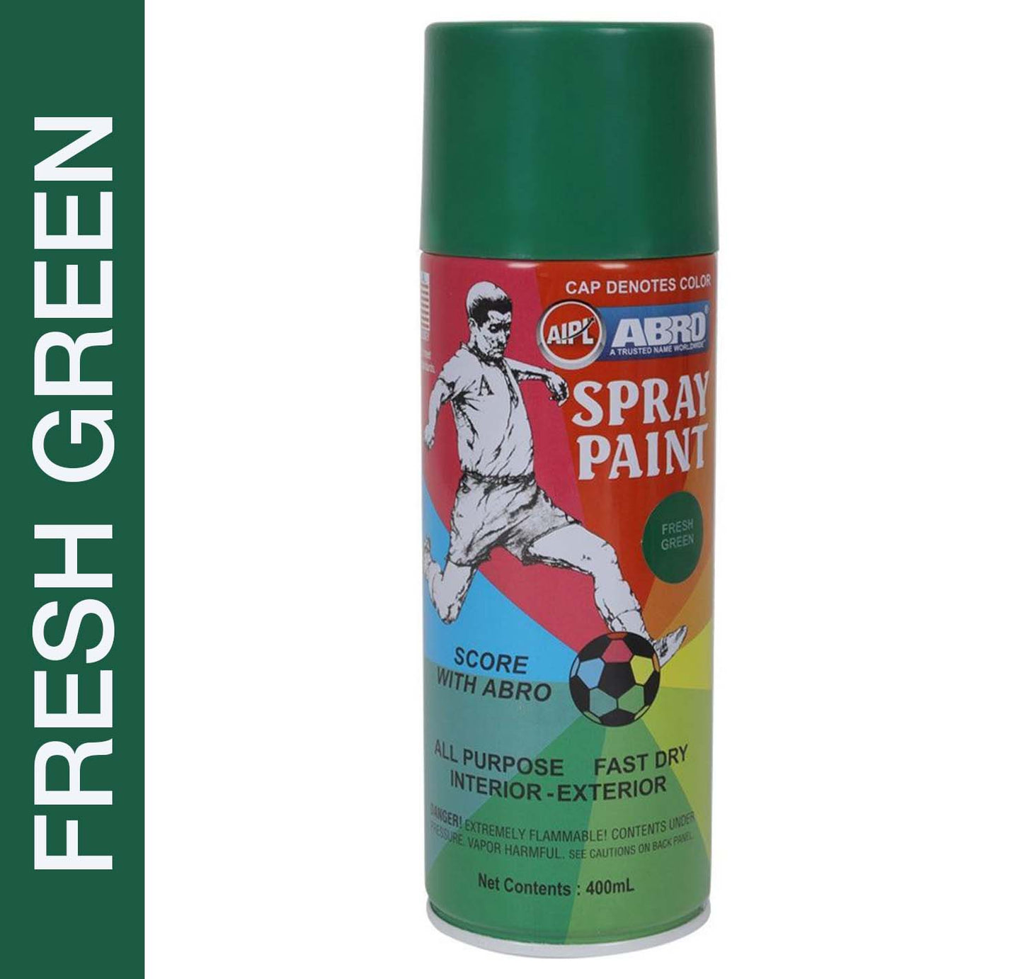 Abro Spray Paint Fresh Green - 400ml