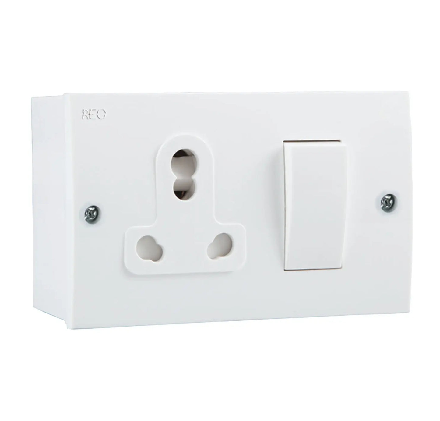 Havells Reo Flair Switch Socket Combined with Box - 16 Amps