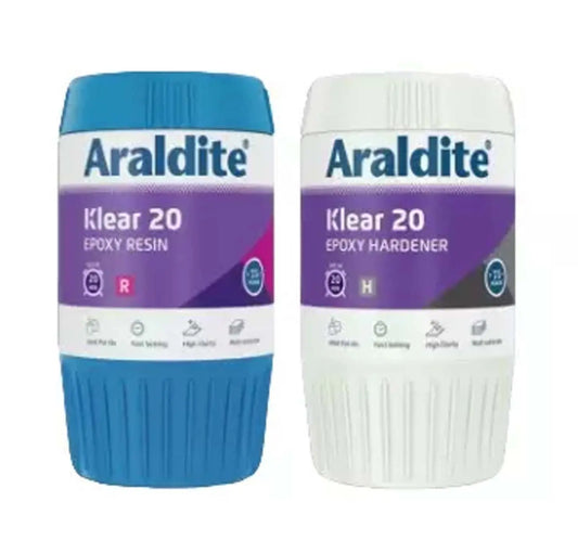 Araldite Klear 20 Epoxy Resin & Hardener Badari Hardwares