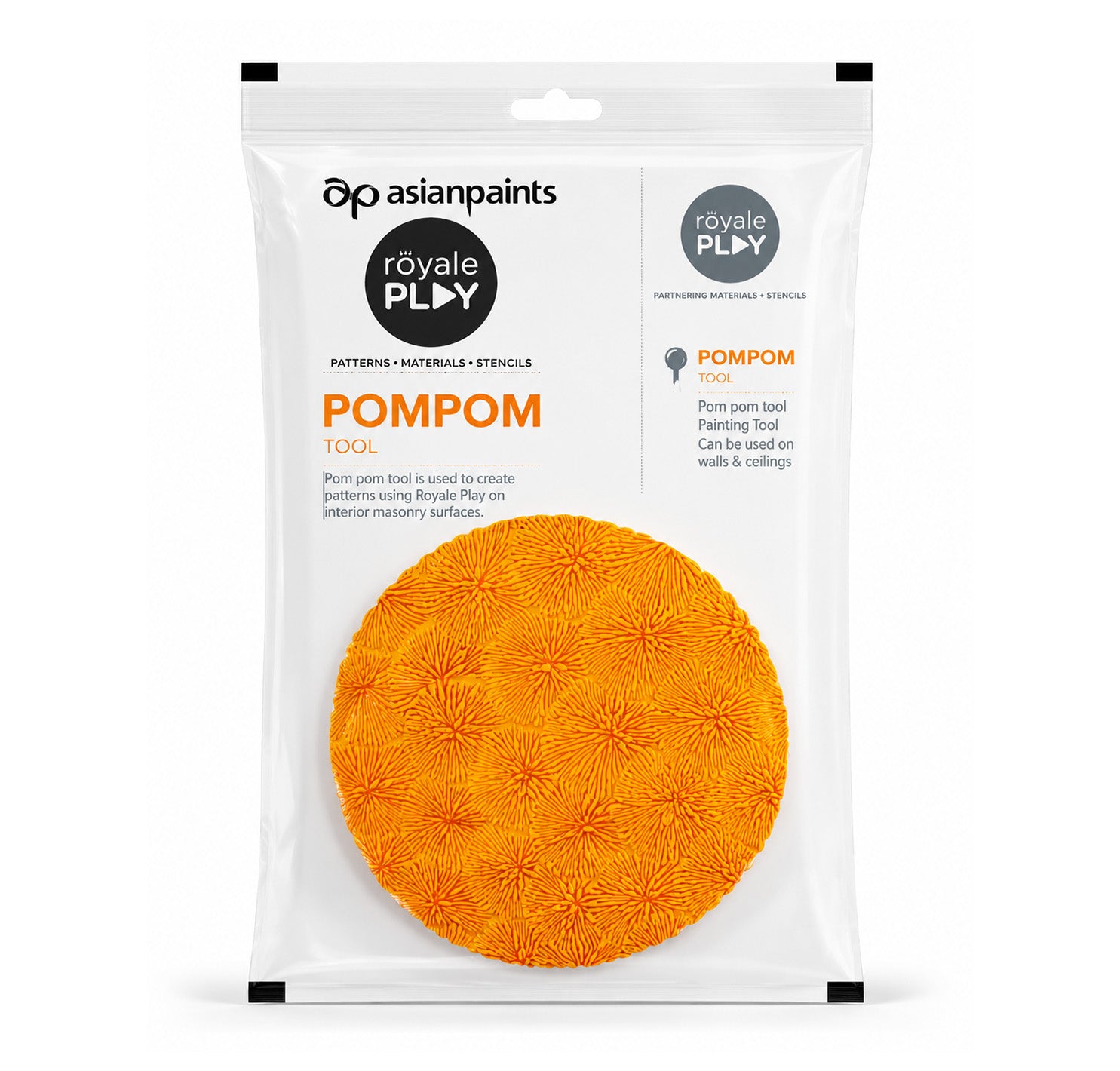 Asian Paints Royale Play PomPom Tool - Pack Of 1 Badari Hardwares