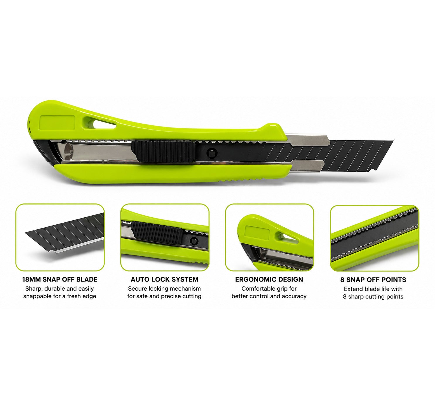 Eternity Snap Off Cutter Knife 18mm Eternity