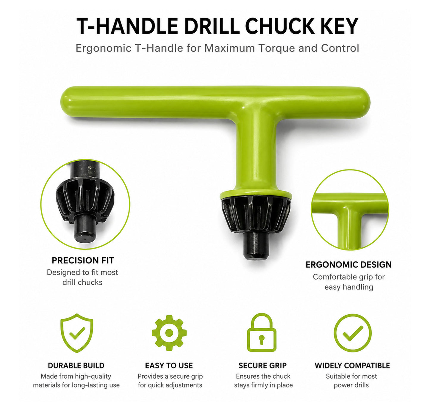 Eternity T-Handle Drill Chuck Key Badari Hardwares