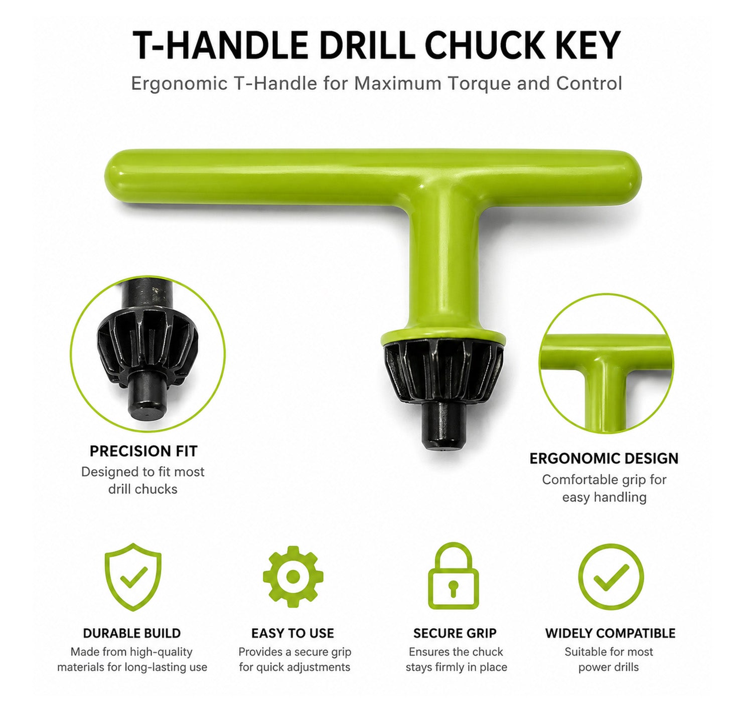 Eternity T-Handle Drill Chuck Key Badari Hardwares
