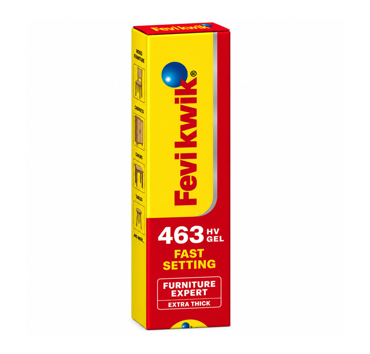 Fevi Kwik 463 HV Gel Fast Setting Furniture Expert Extra Thick - 125g Pidilite