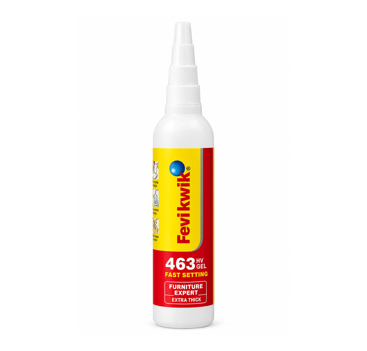 Fevi Kwik 463 HV Gel Fast Setting Furniture Expert Extra Thick - 125g Badari Hardwares