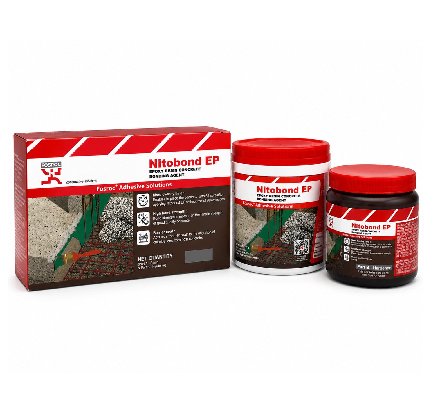 Fosroc Nitobond EP Epoxy Resin Concrete Bonding Agent With Resign & Hardner