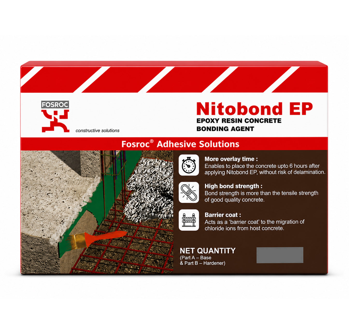 Fosroc Nitobond EP Epoxy Resin Concrete Bonding Agent With Resign & Hardner Fosroc