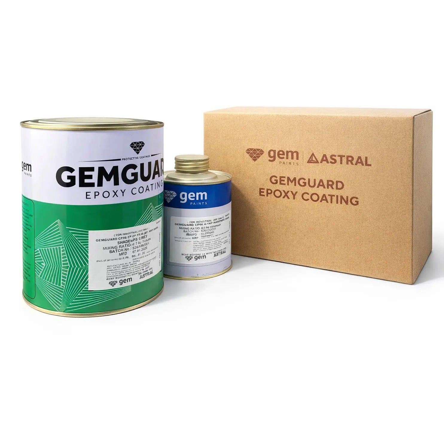 GEM Paints Gemguard Epoxy Coating CP98 Primer - PS Grey 1 Liter