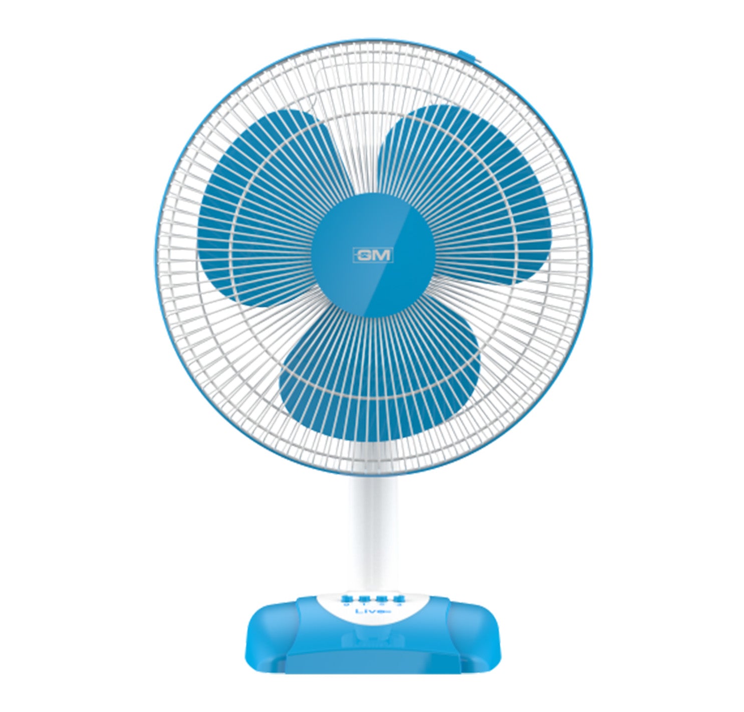 GM Livo Plus Table Fan 60W, 400mm - Blue