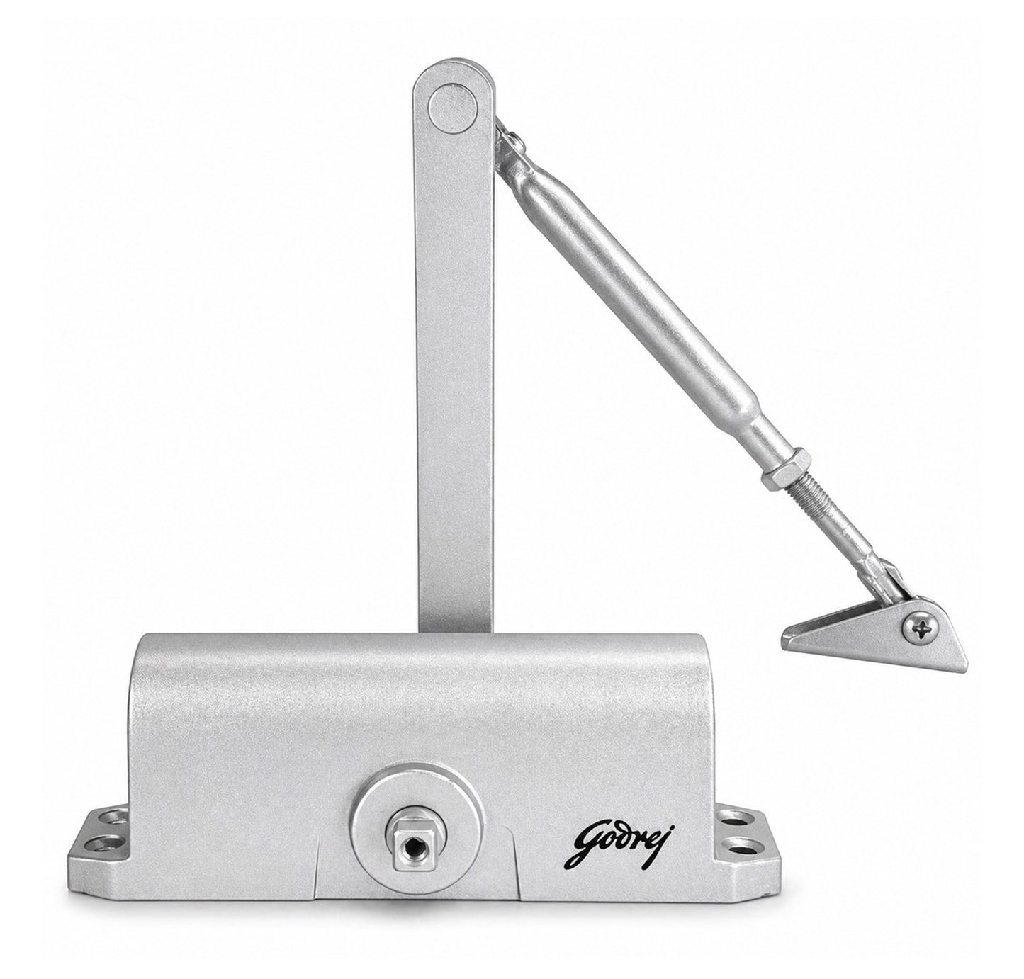 Godrej Cerus Universal Door Closer 85Kg - Silver Finish Godrej