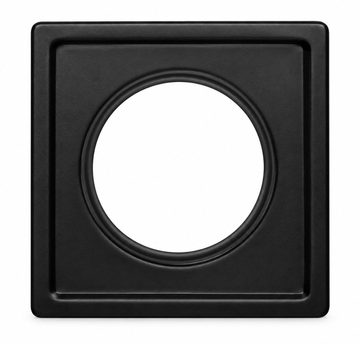 Kidlen SS Bathroom Grating Floor Drain Jali Matt Black - 6x6 Inch Kidlen