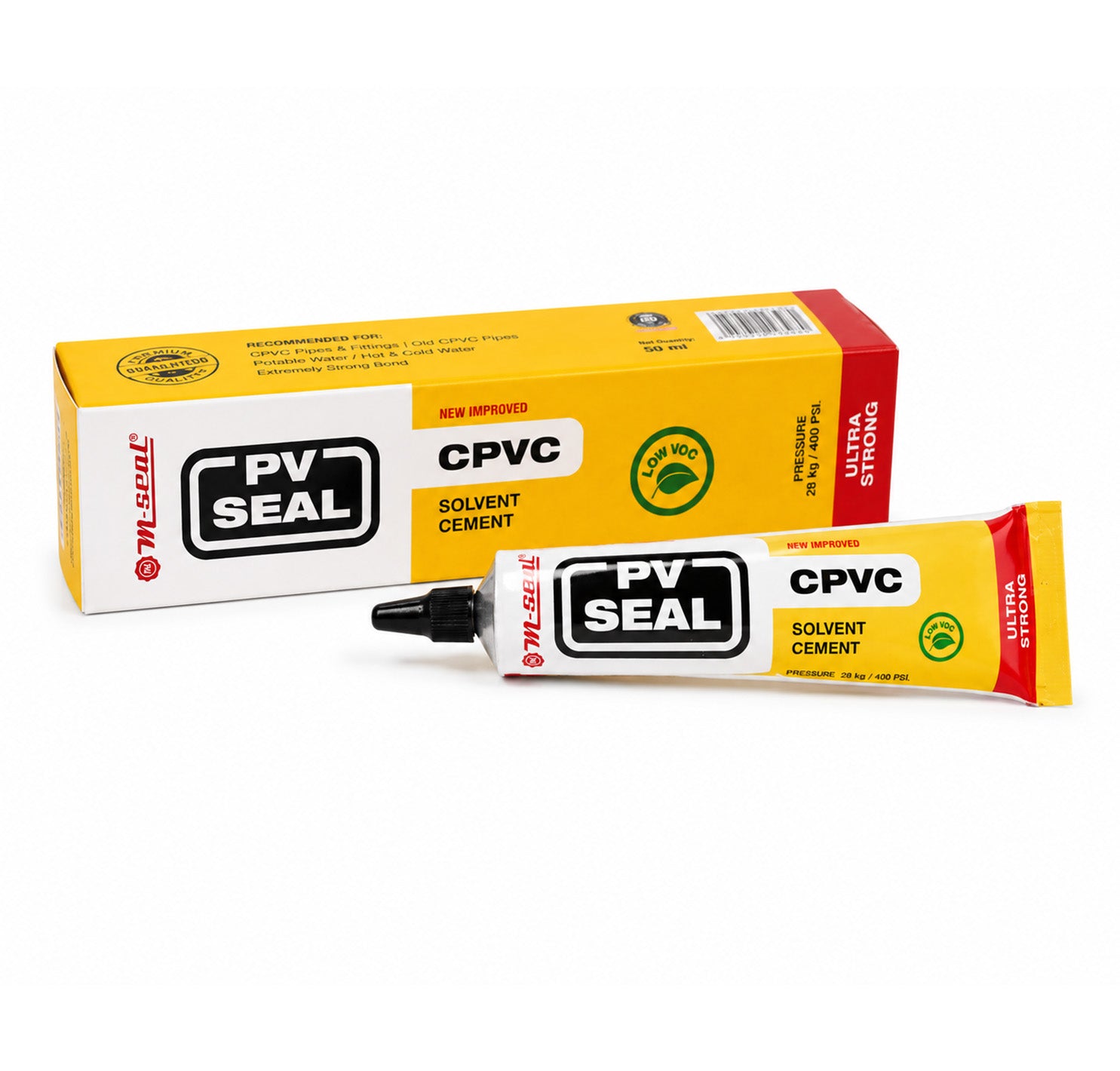 M-Seal PV Seal CPVC Solvent Cement Ultra Strong Tube