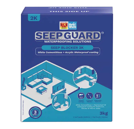 Birla White Seep Guard Waterproofing Solution Seep Blocker 2k - 3kgs