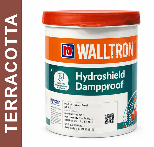 Nippon Paint Walltron Hydroshield Damp Proof Waterproofing Paint - Terracotta