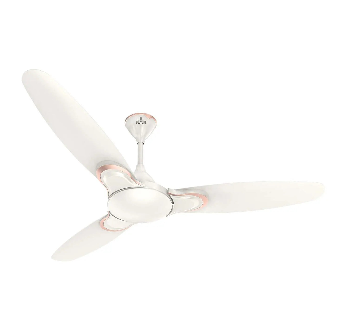 Polycab Vital Petal Ceiling Fan Designer Series - 1200mm - Metallic Daisy White