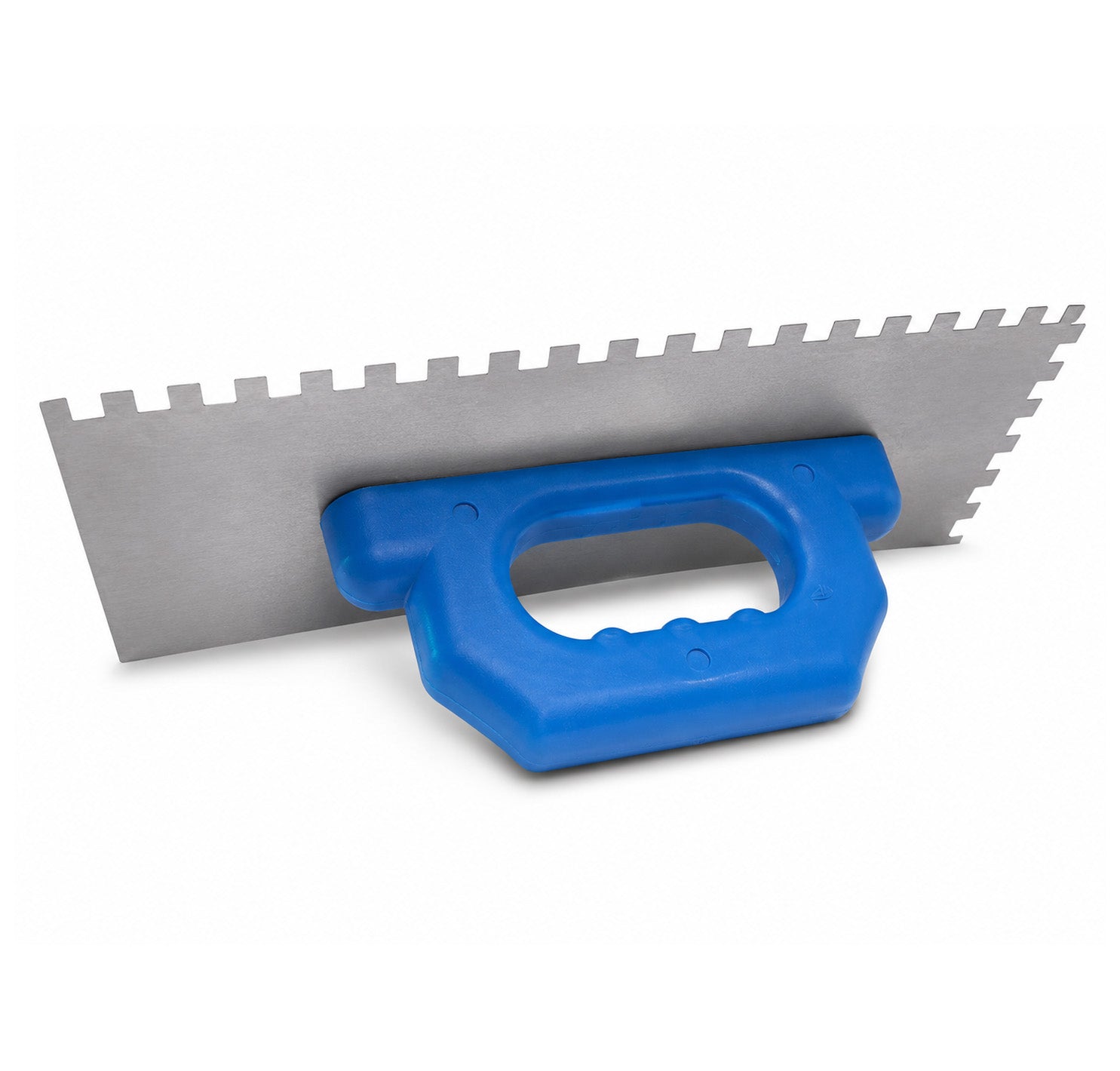 Surya Heavy Duty SS Notch Trowel for Tiling With Plastic Handle - 10 Inch Badari Hardwares