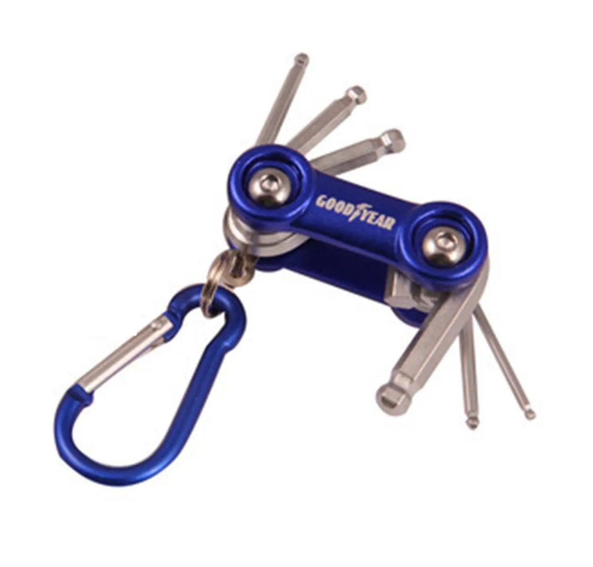 Mini Allen Keys Goodyear Mini Aluminum Folding Hex Allen Key Set - 6 Pcs – Badari Hardware