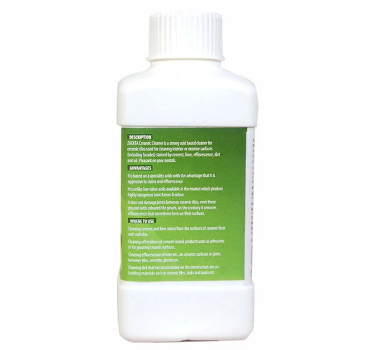 Zuckta Ceramic Cleaner - Strong Acid Based Cleaner for Ceramic Tiles Zuckta